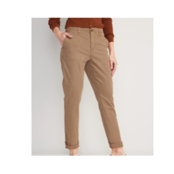 Old Navy ( New - NWT ) - High-Waisted Tan OGC Chino Pants for Women - Picture 2 of 8